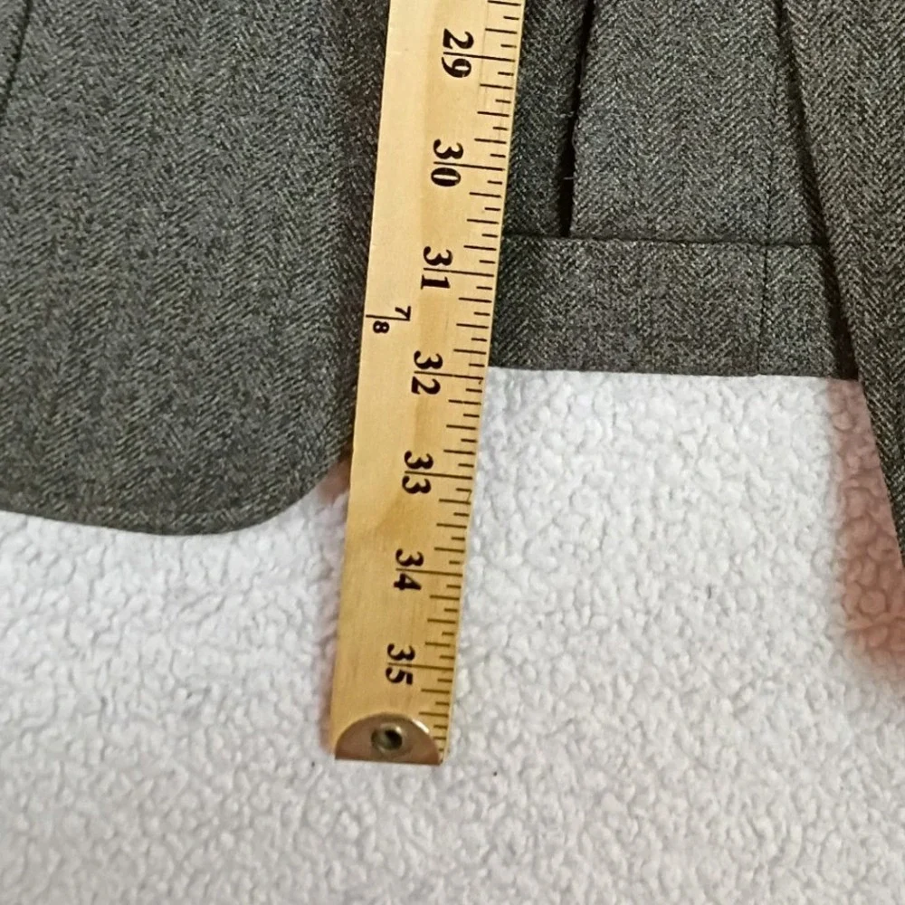 Patagonia Vintage 80s Blazer Mens 44L Gray Herringbone Tweed Sport Coat Rare
